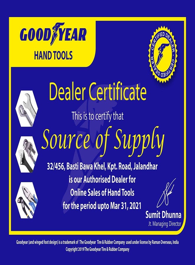 غوديير مفتاح ربط جوديير، طقم مفاتيح ربط، مجموعة أدوات مفاتيح ربط، مفاتيح ربط مزدوجة مفتوحة الطرف 12 × 13 مم (عبوة من 10) - Image 2